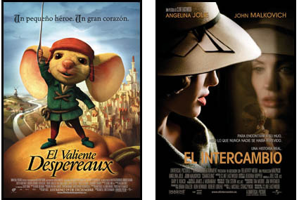 ESTRENO DE EL VALIENTE DESPEREAUX Y EL INTERCAMBIO