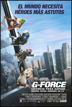 G FORCE. LICENCIA PARA ESPIAR